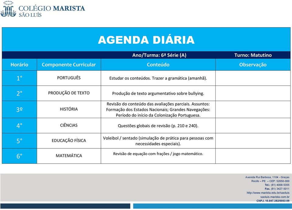 2 PRODUÇÃO DE TEXTO Produção de texto argumentativo sobre bullying.