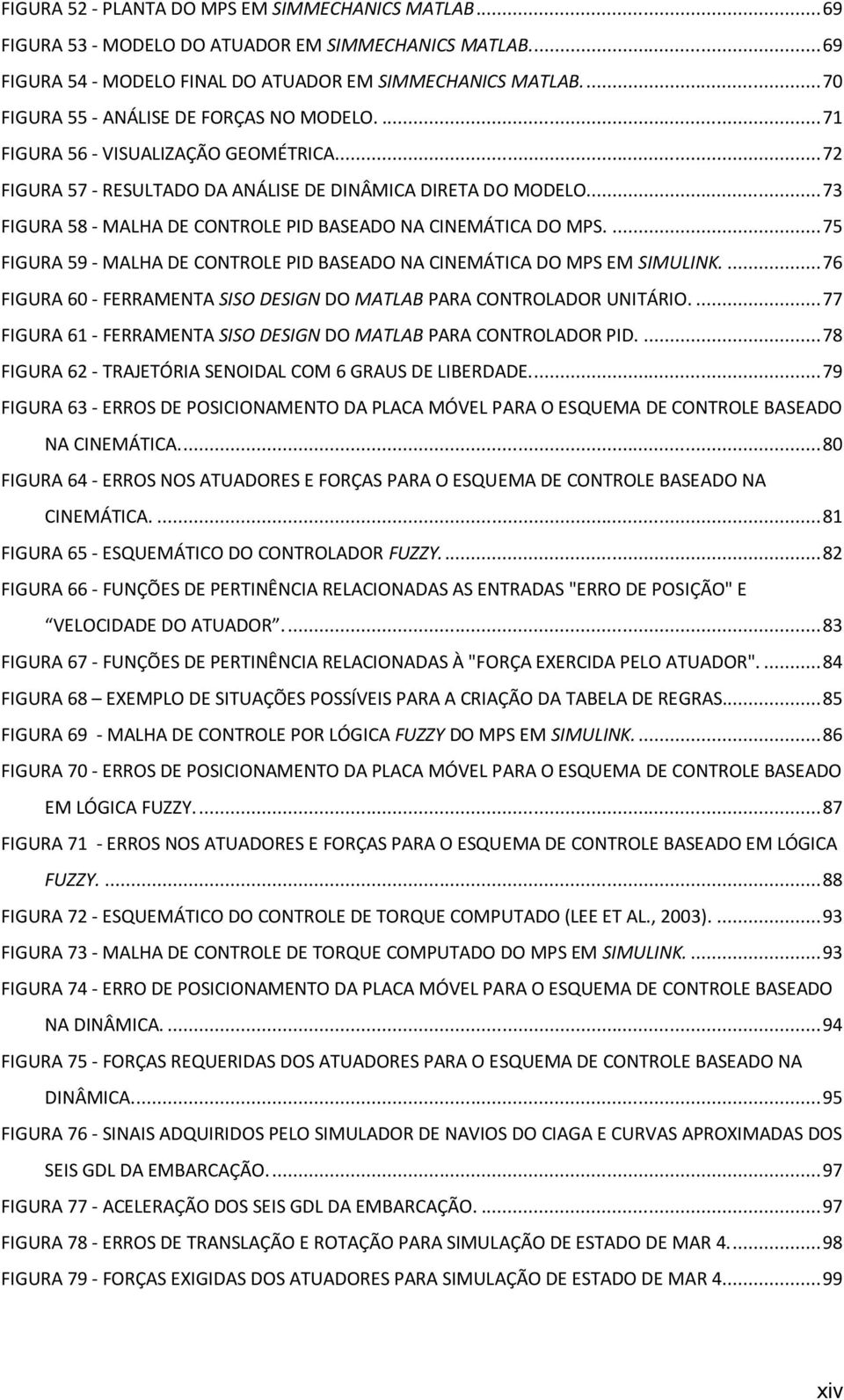 .. 73 FIGURA 58 - MALHA DE CONTROLE PID BASEADO NA CINEMÁTICA DO MPS.... 75 FIGURA 59 - MALHA DE CONTROLE PID BASEADO NA CINEMÁTICA DO MPS EM SIMULINK.