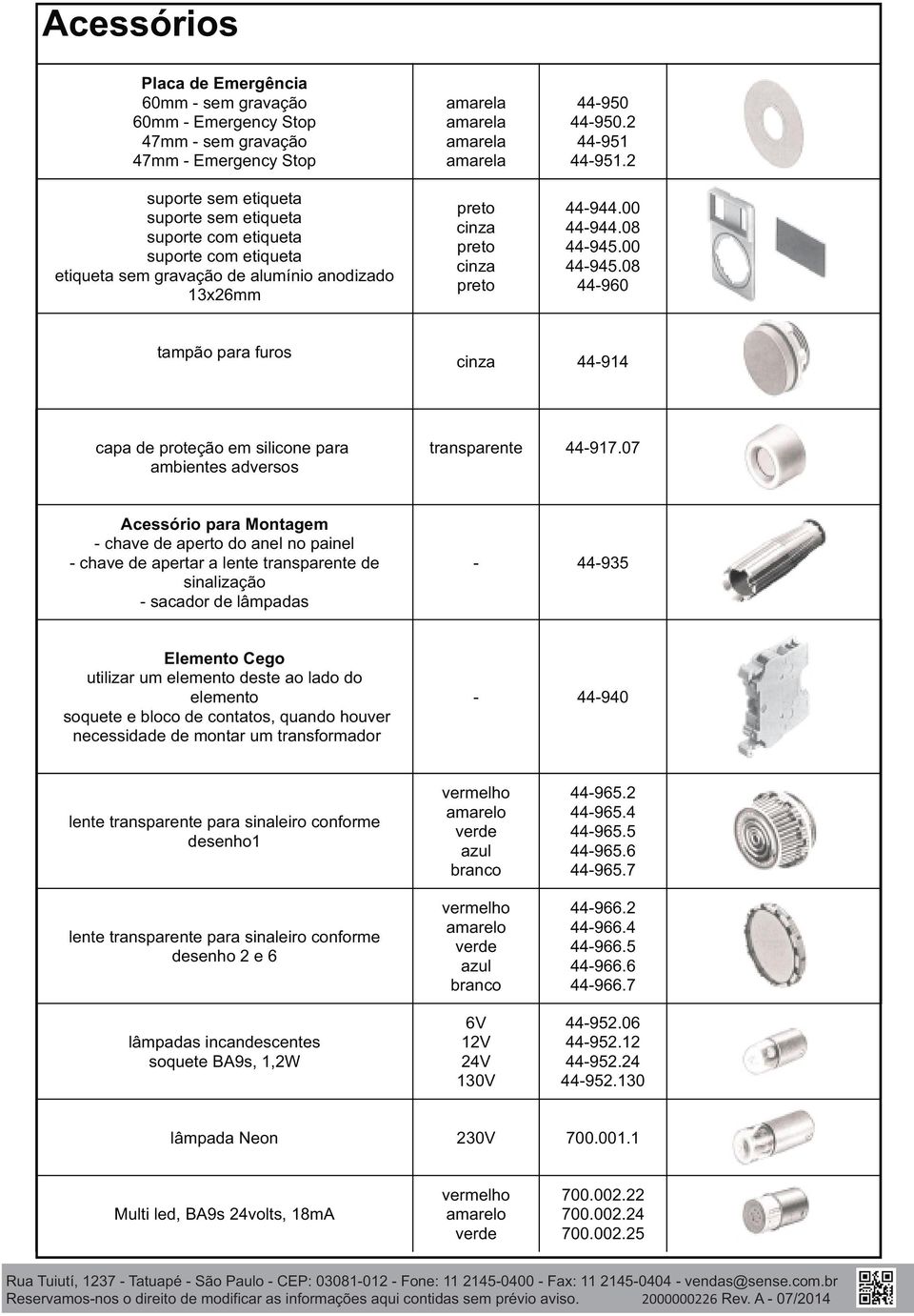 08 44960 tampão para furos 44914 capa de proteção em silicone para ambientes adversos transparente 44917.