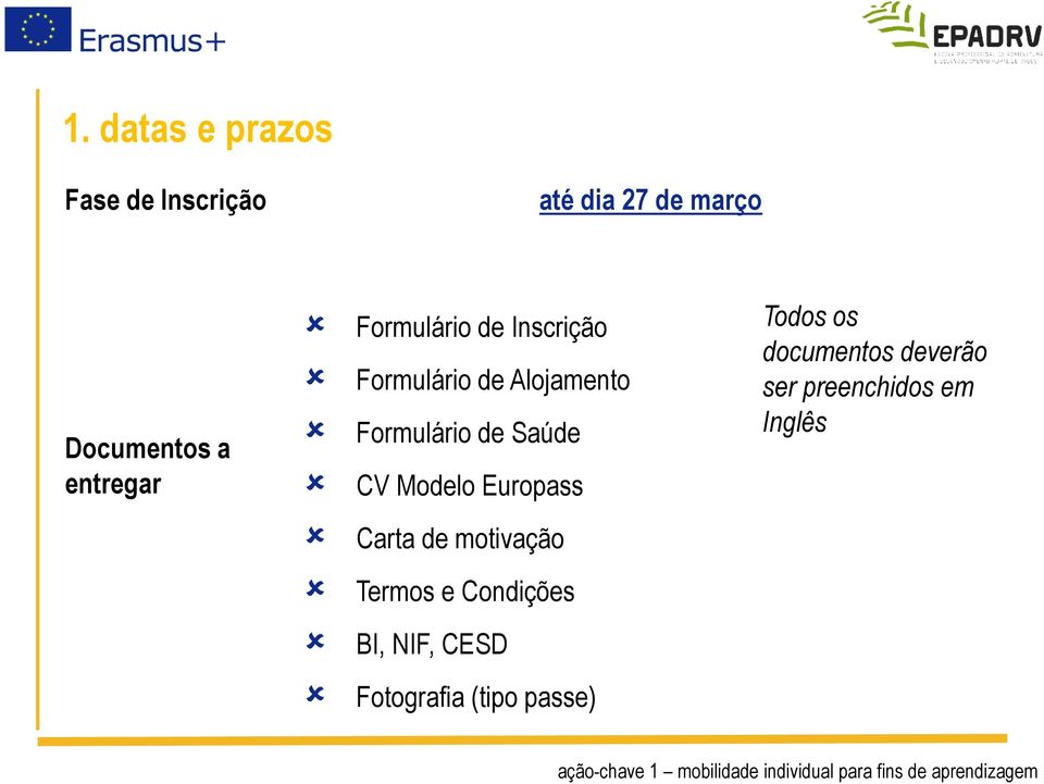 Saúde CV Modelo Europass Carta de motivação Termos e Condições BI, NIF,