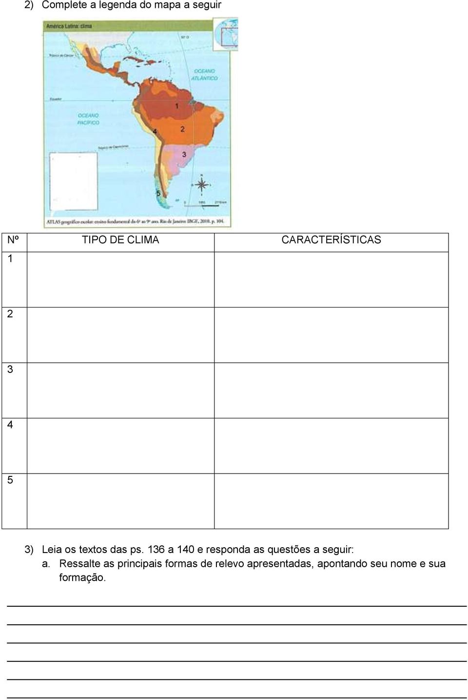 136 a 140 e respnda as questões a seguir: a.