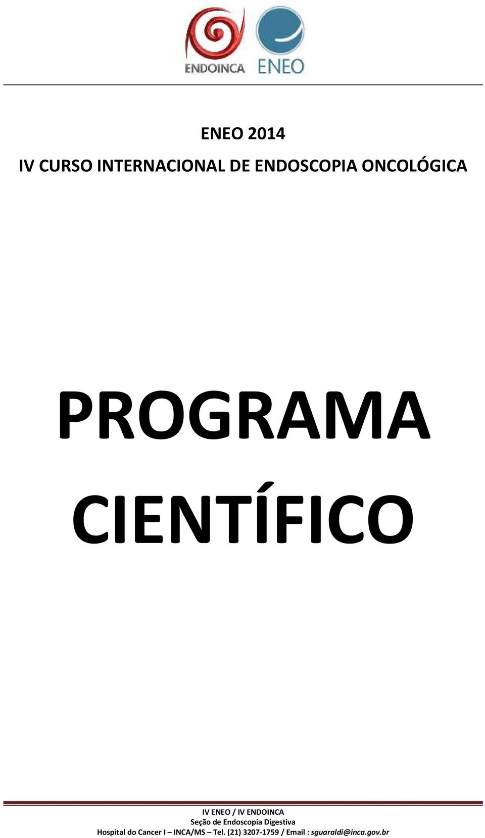 PROGRAMA CIENTÍFICO IV ENEO / IV