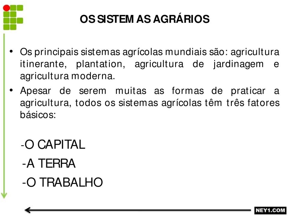 agricultura moderna.