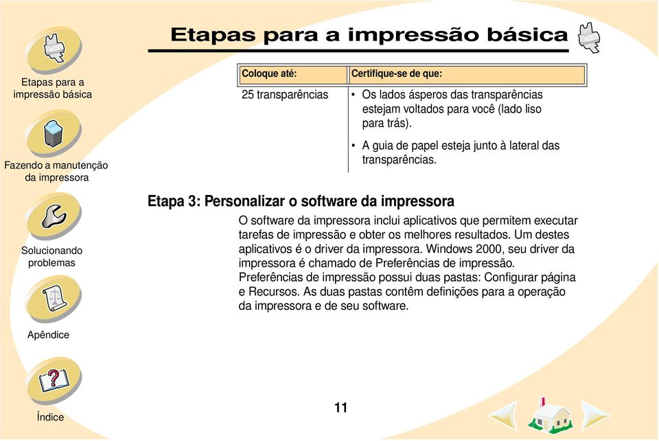 O software inclui aplicativos que permitem executar tarefas de impressão e obter os melhores resultados. Um destes aplicativos é o driver.