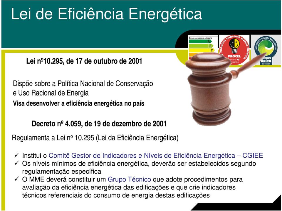 059, de 19 de dezembro de 2001 Regulamenta a Lei n o 10.