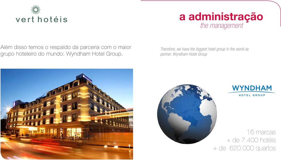 hoteleiro do mundo* Presença em 5 continentes H OTEL GROUP +16 Marcas + 7.400 hotéis no mundo +590.