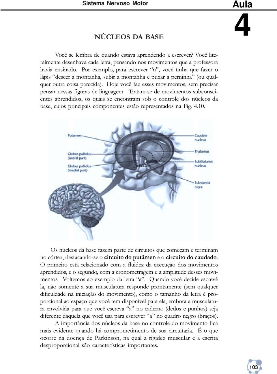 Hoje você faz esses movimentos, sem precisar pensar nessas figuras de linguagem.