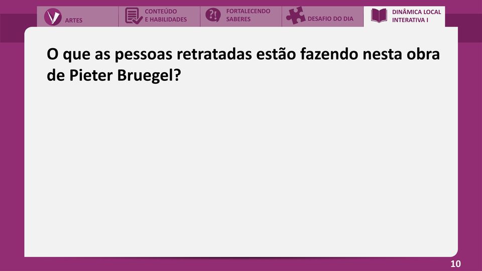 O que as pessoas retratadas estão