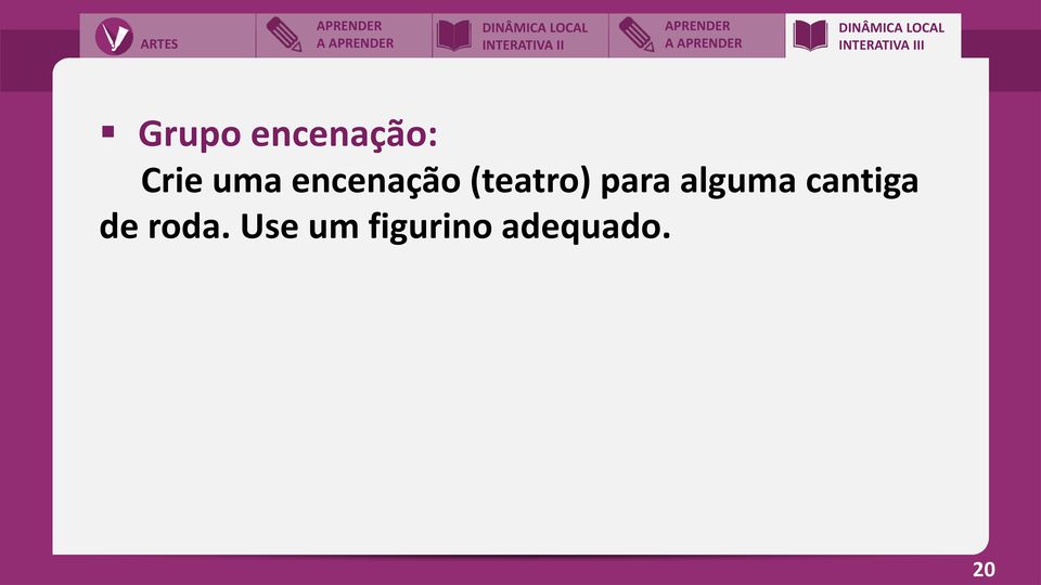 encenação (teatro) para alguma