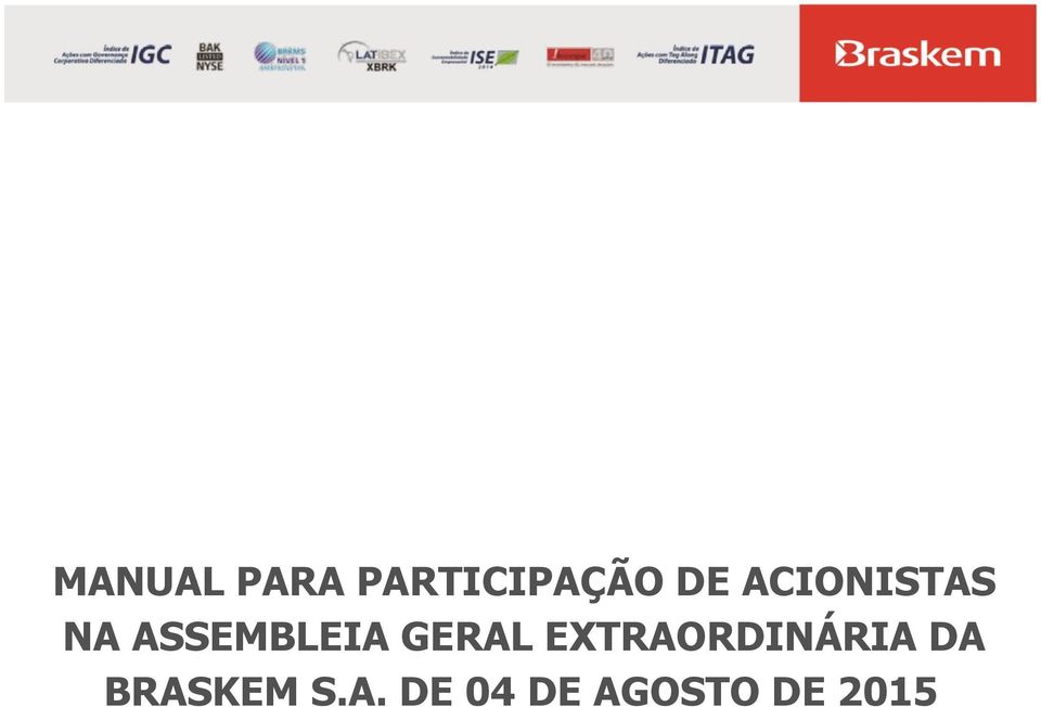 GERAL EXTRAORDINÁRIA DA