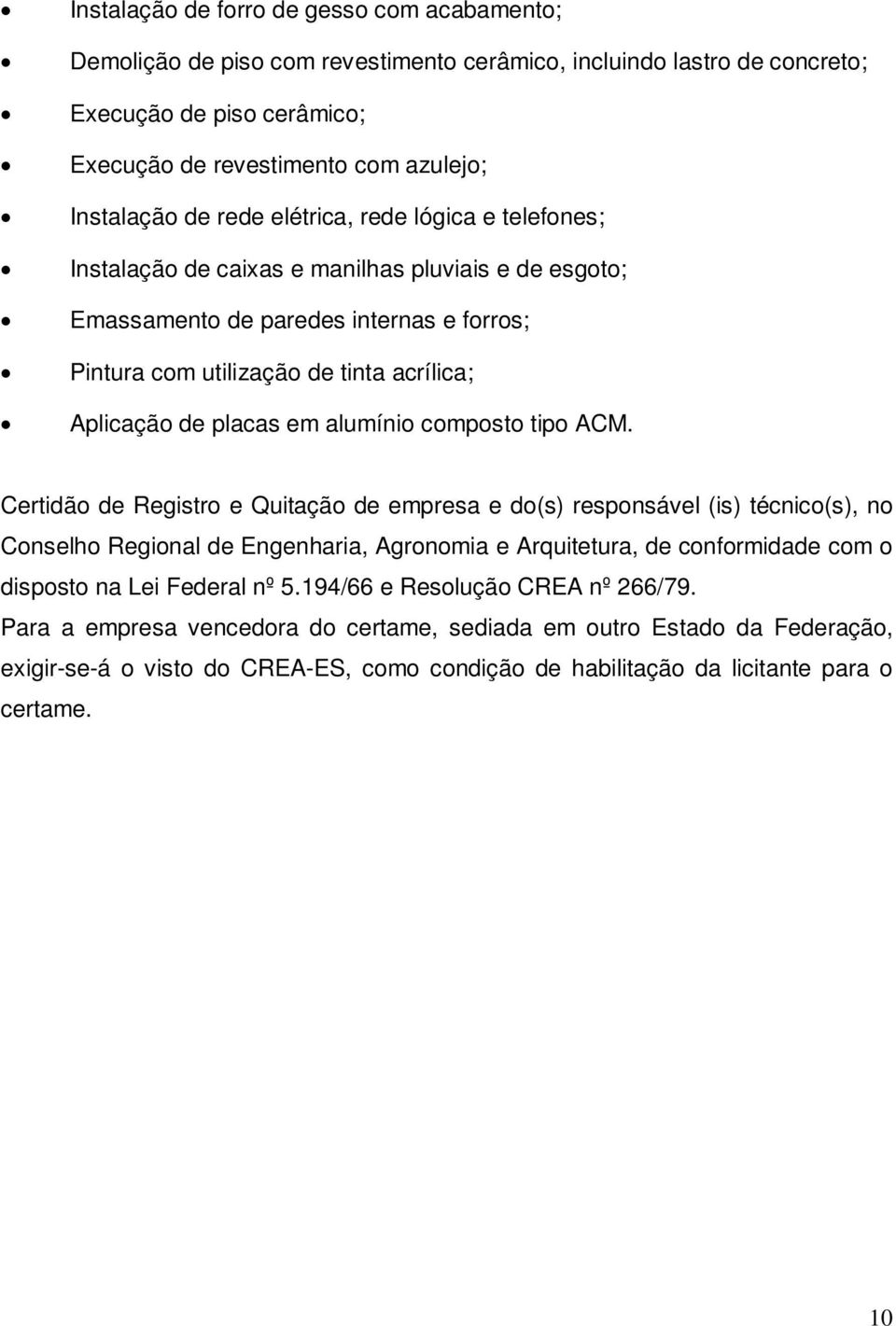 em alumínio composto tipo ACM.