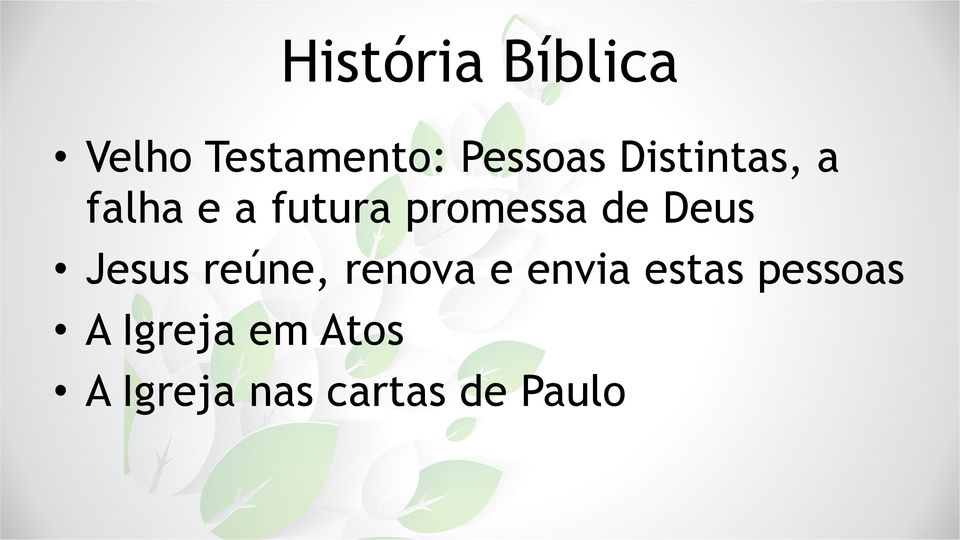 Deus Jesus reúne, renova e envia estas