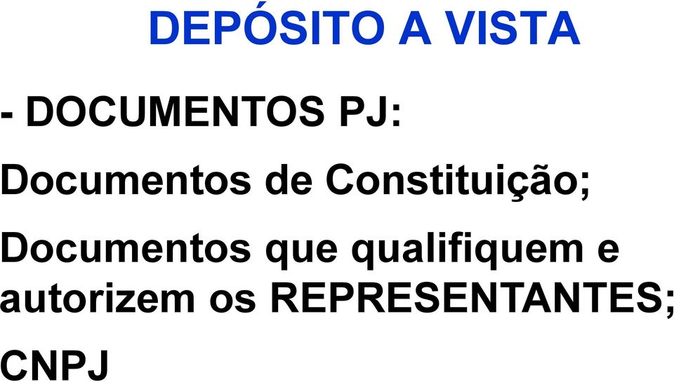 Constituição; Documentos que