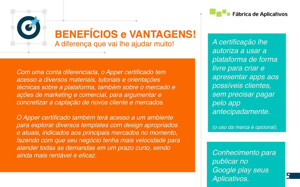 argumentar e concretizar a captação de novos cliente e mercados.