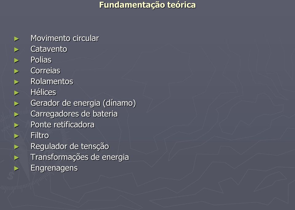 (dínamo) Carregadores de bateria Ponte retificadora