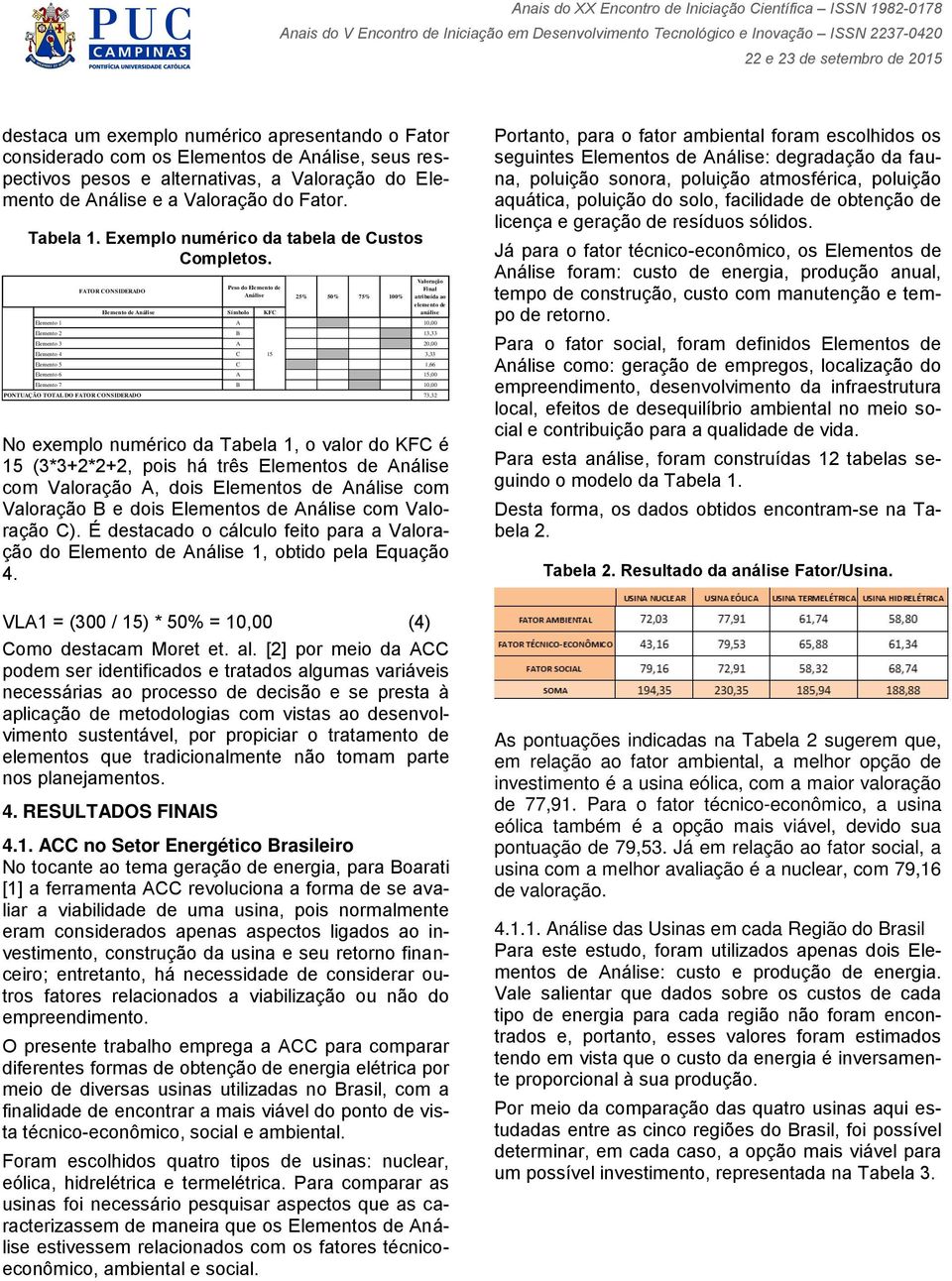 Elemento 1 Elemento 2 Elemento 3 Elemento 4 Elemento 5 Elemento 6 Elemento 7 FATOR CONSIDERADO Elemento de Análise PONTUAÇÃO TOTAL DO FATOR CONSIDERADO Peso do Elemento de Análise 25% 50% Símbolo KFC