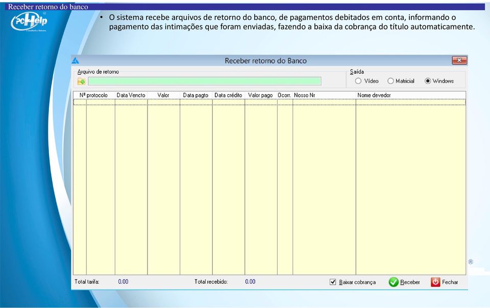 informando o pagamento das intimações que foram