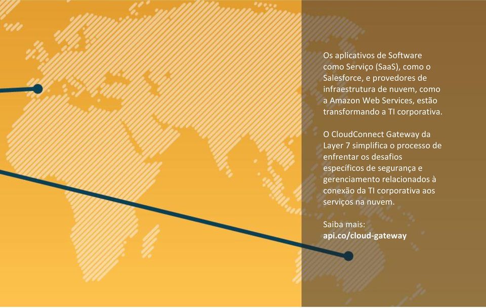 O CloudConnect Gateway da Layer 7 simplifica o processo de enfrentar os desafios específicos de