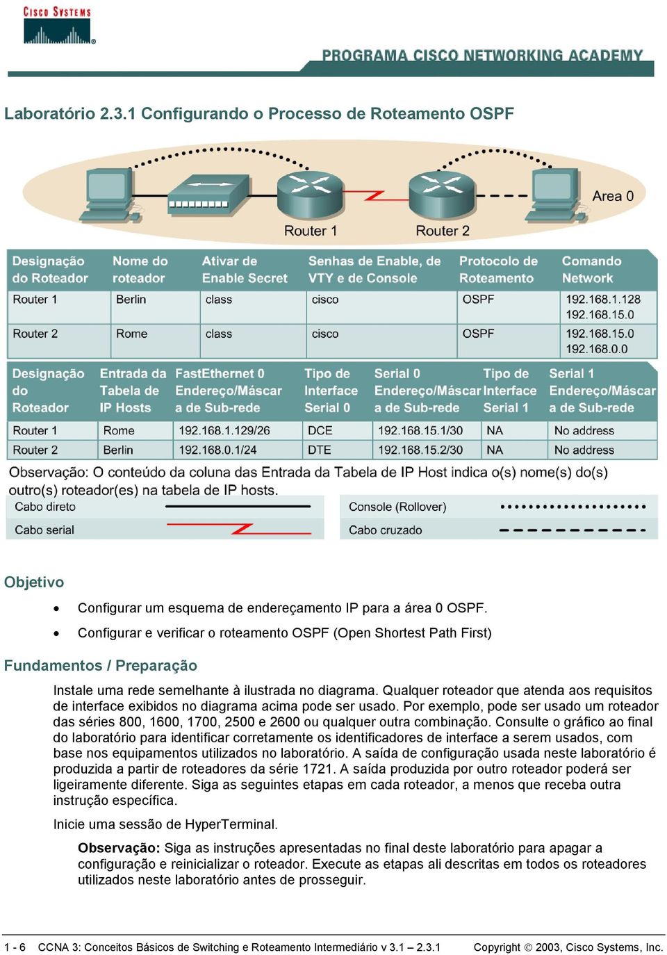 Qualquer roteador que atenda aos requisitos de interface exibidos no diagrama acima pode ser usado.