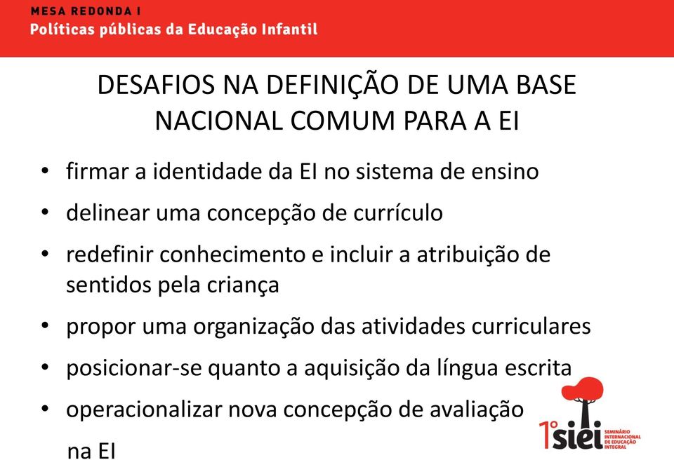 atribuição de sentidos pela criança propor uma organização das atividades curriculares