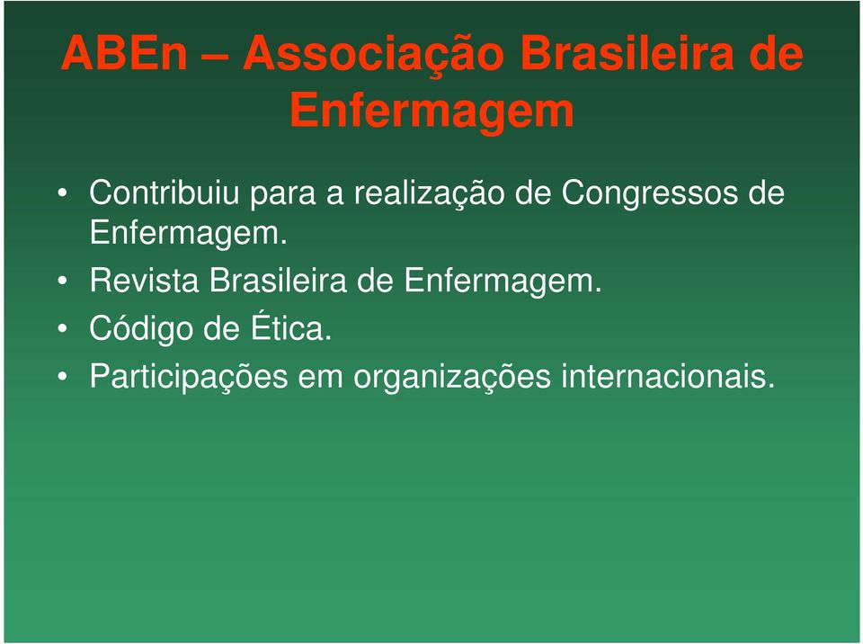 Revista Brasileira de Enfermagem.