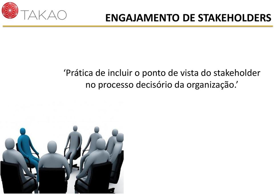 de vista do stakeholder no