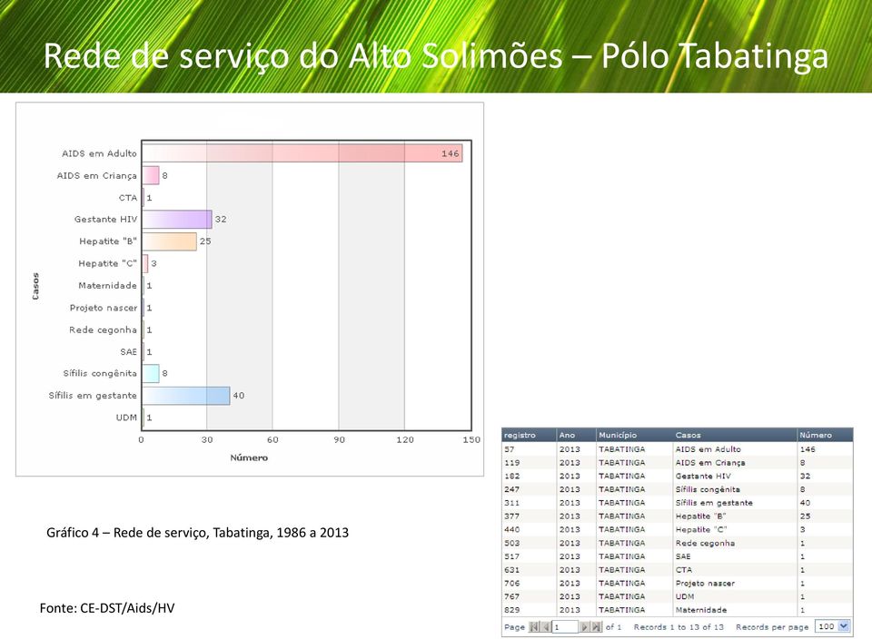 Gráfico 4 Rede de serviço,