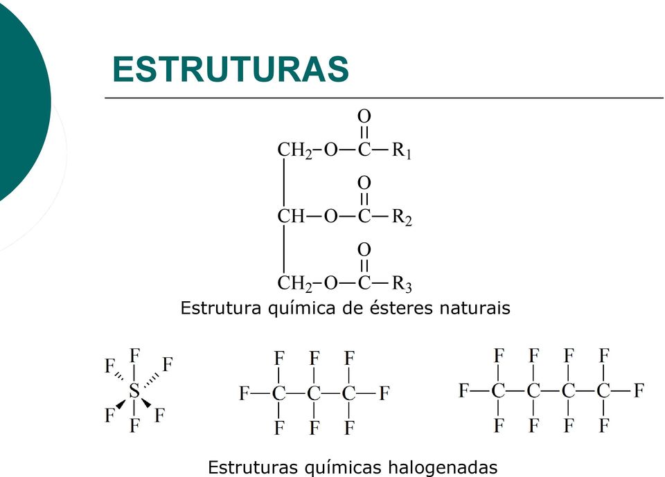 química de ésteres naturais