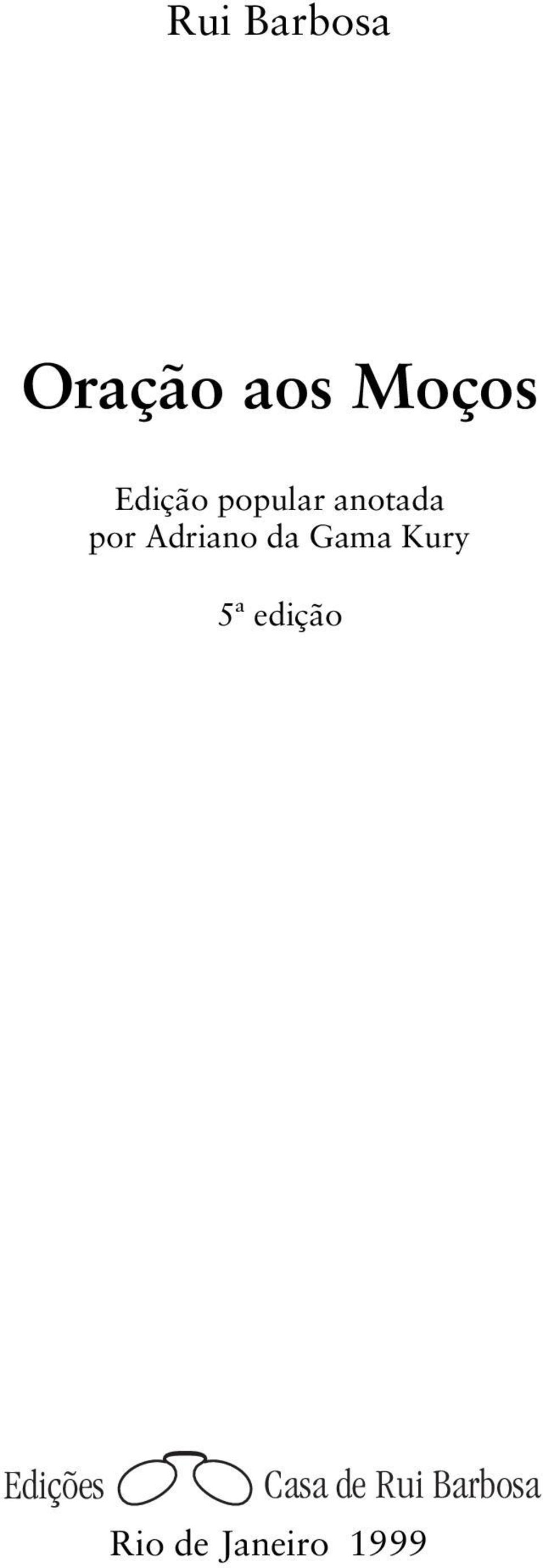 Adriano da Gama Kury 5ª edição