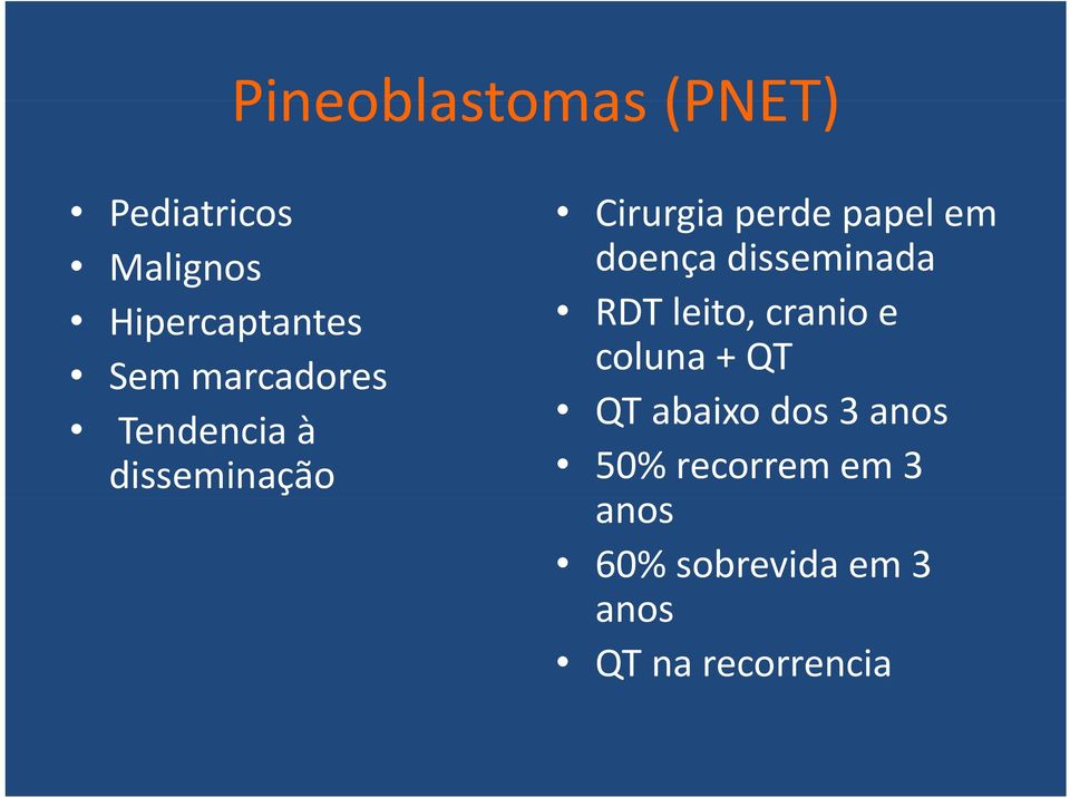 Sem marcadores coluna + QT Tendencia à QT abaixo bi dos 3 anos