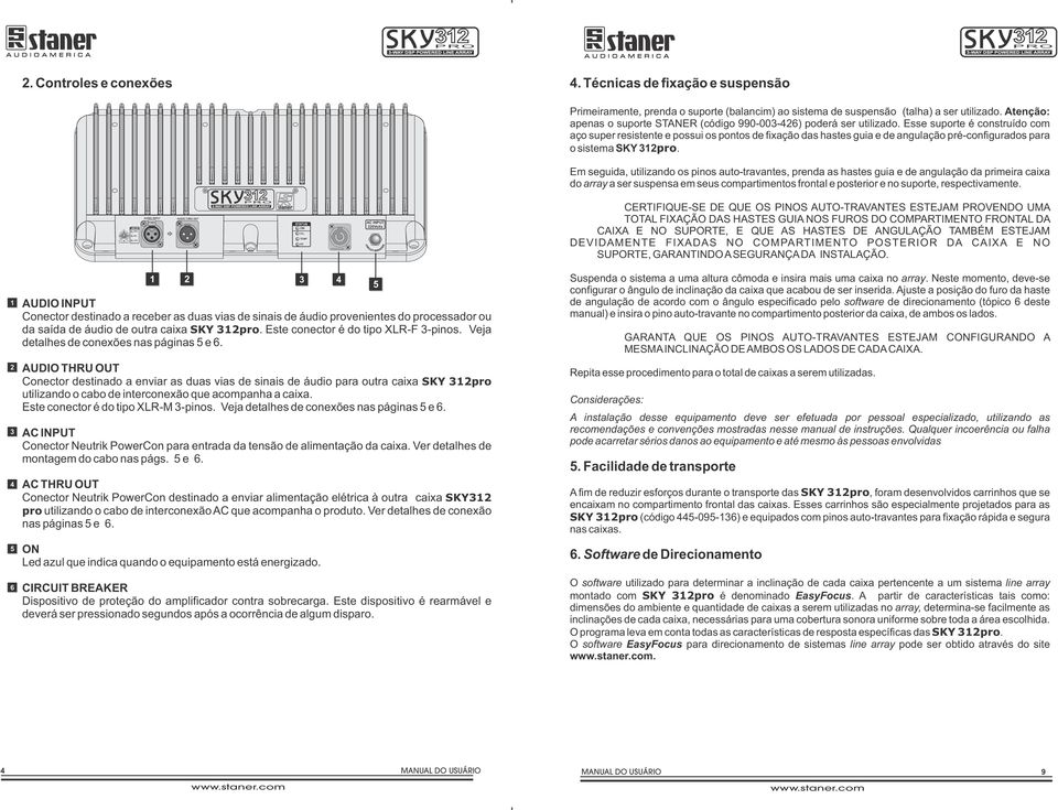 Esse suporte é construído com aço super resistente e possui os pontos de fixação das hastes guia e de angulação pré-configurados para o sistema SKY pro.