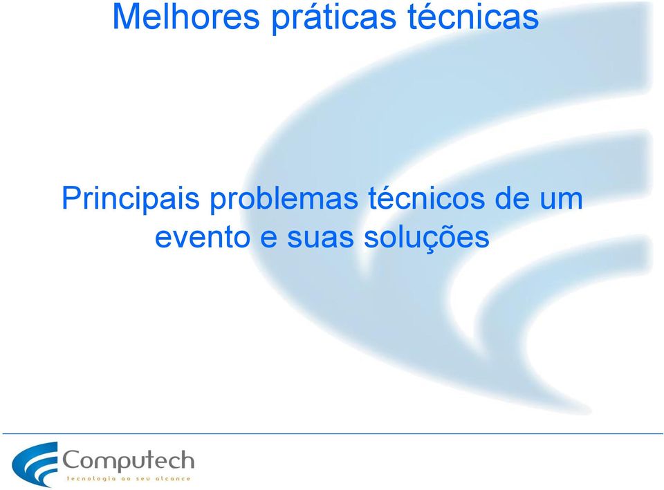 problemas técnicos de