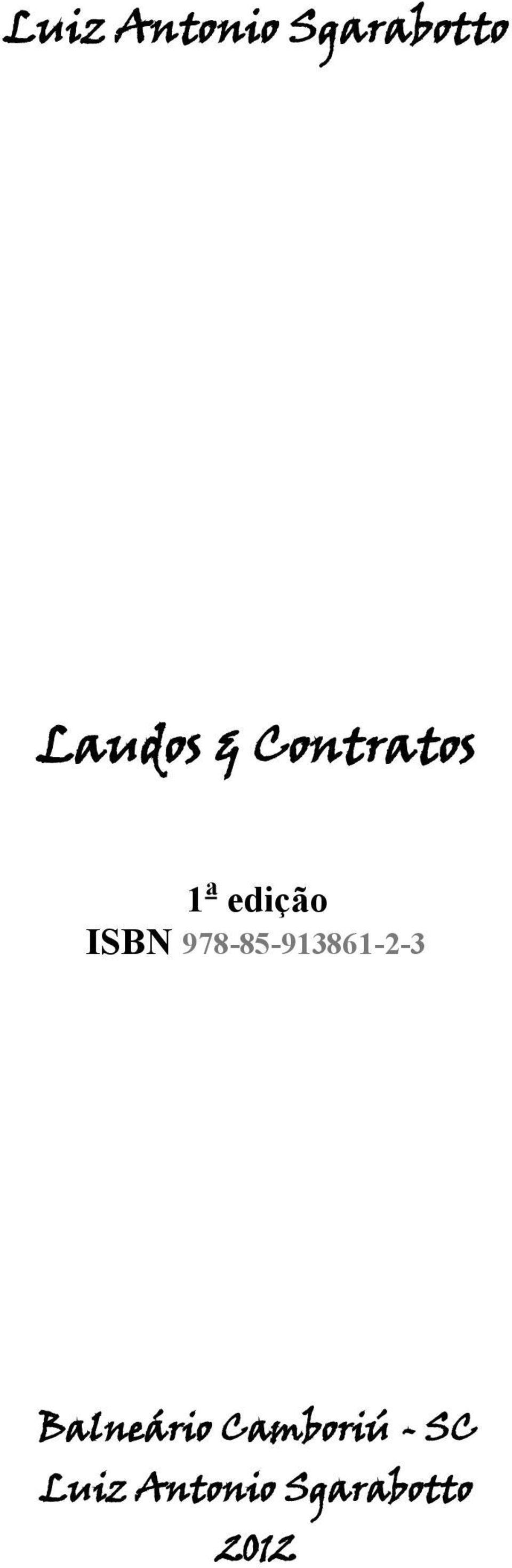 978-85-913861-2-3 Balneário