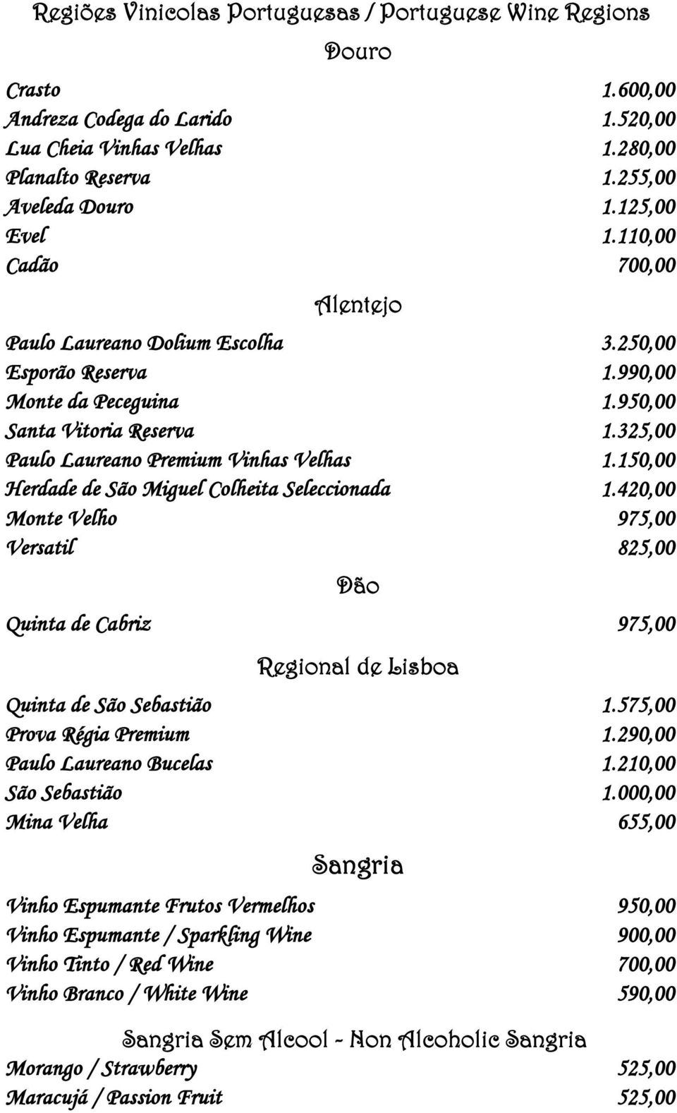 325,00 Paulo Laureano Premium Vinhas Velhas Herdade de São Miguel Colheita Seleccionada 1.150,00 1.