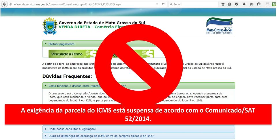 suspensa de acordo