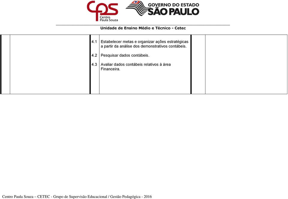 estratégicas a partir da análise dos