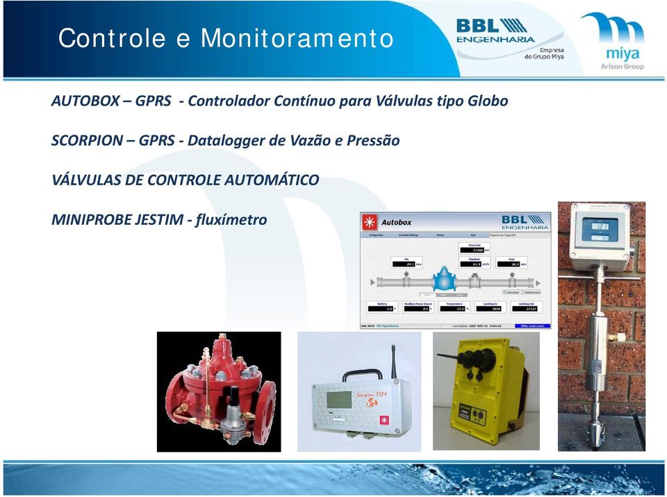 SCORPION GPRS Datalogger de Vazão e Pressão