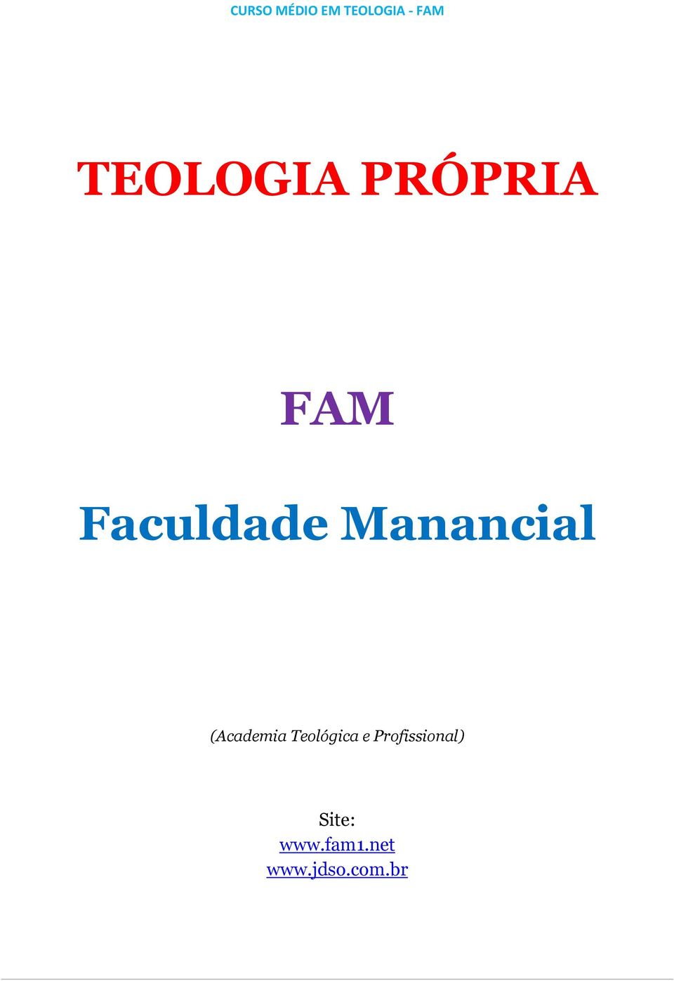Manancial (Academia Teológica e