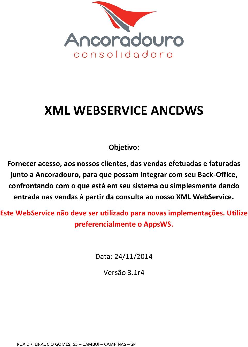 vendas à partir da consulta ao nosso XML WebService.