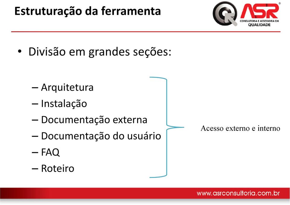 Documentação externa Documentação do