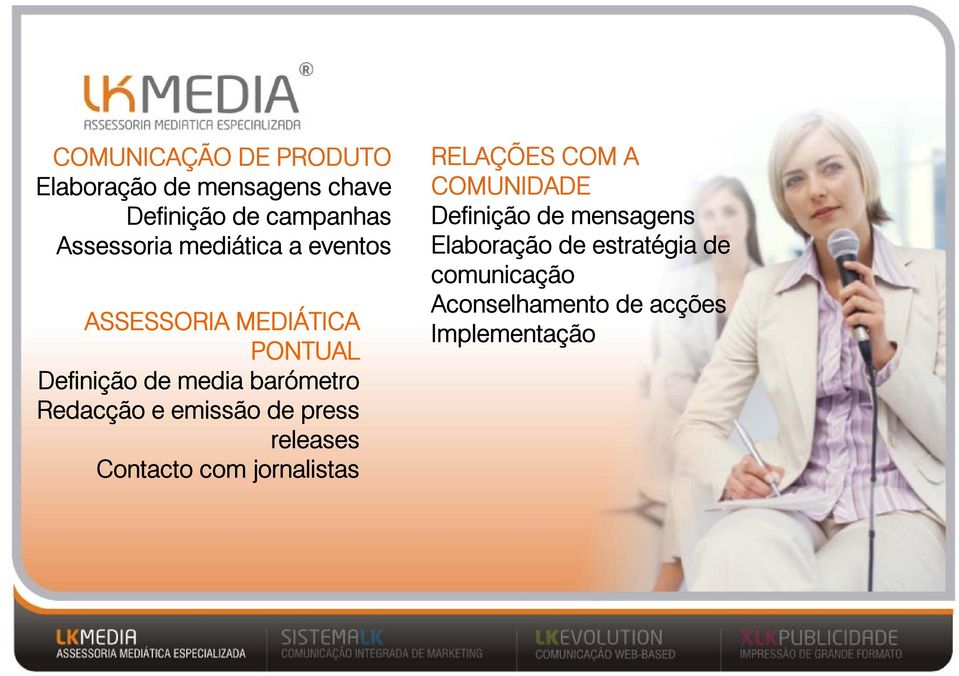 emissão de press releases Contacto com jornalistas RELAÇÕES COM A COMUNIDADE Definição