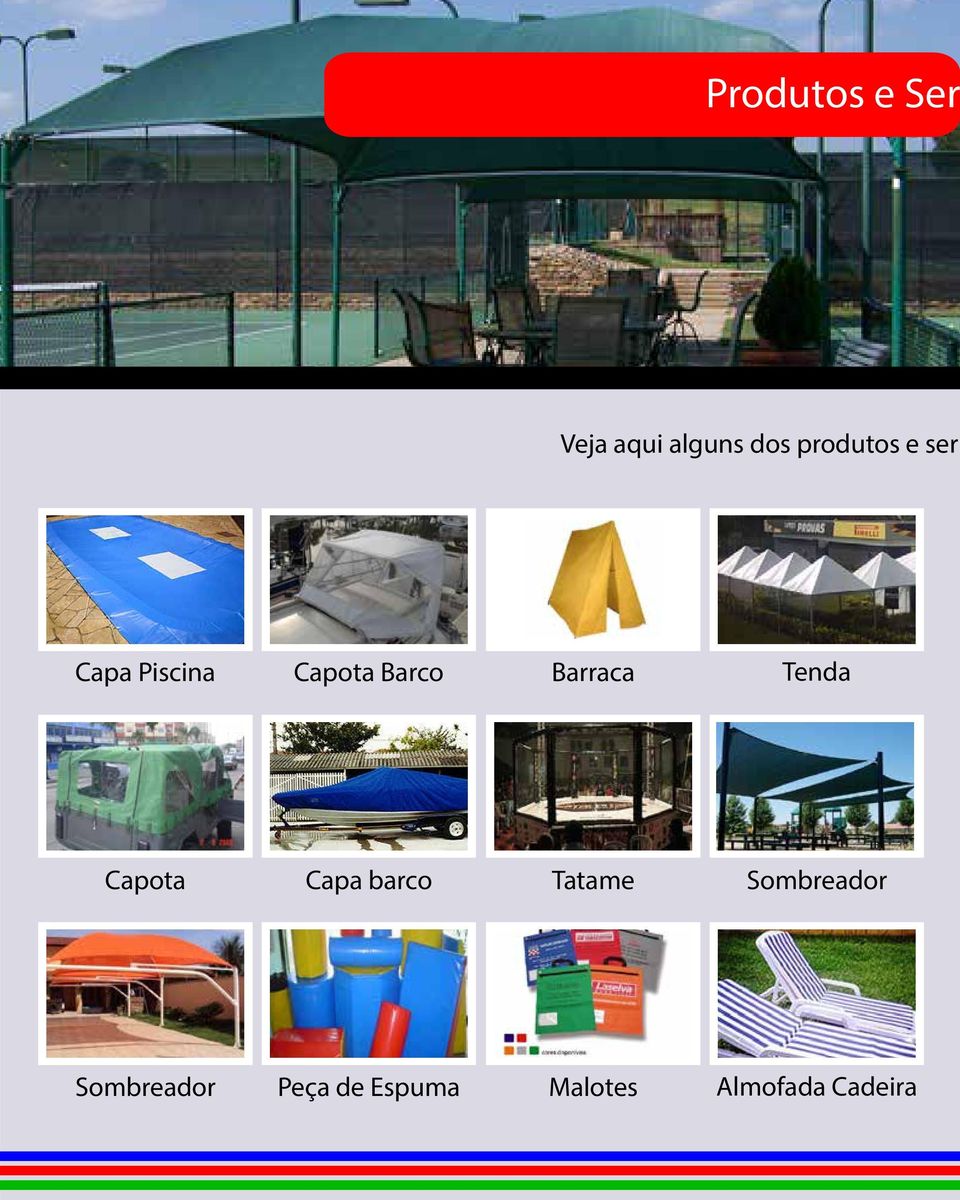 Tenda Capota Capa barco Tatame Sombreador