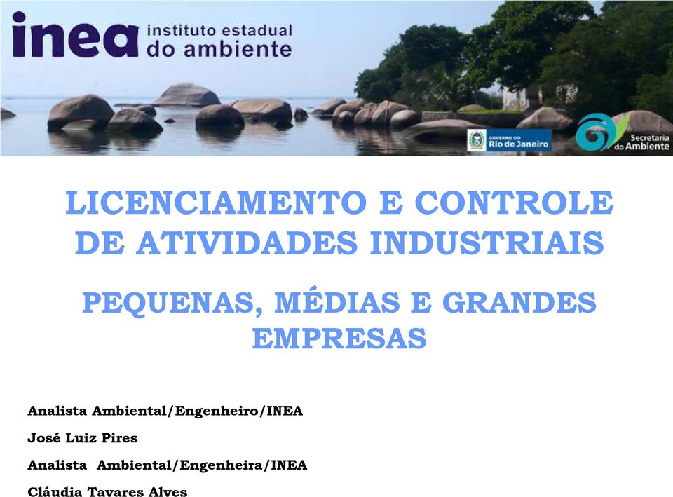 Analista Ambiental/Engenheiro/INEA José Luiz