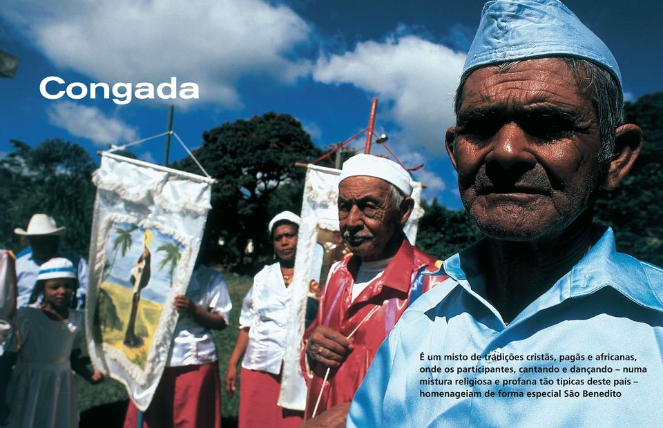 dançando numa mistura religiosa e profana tão