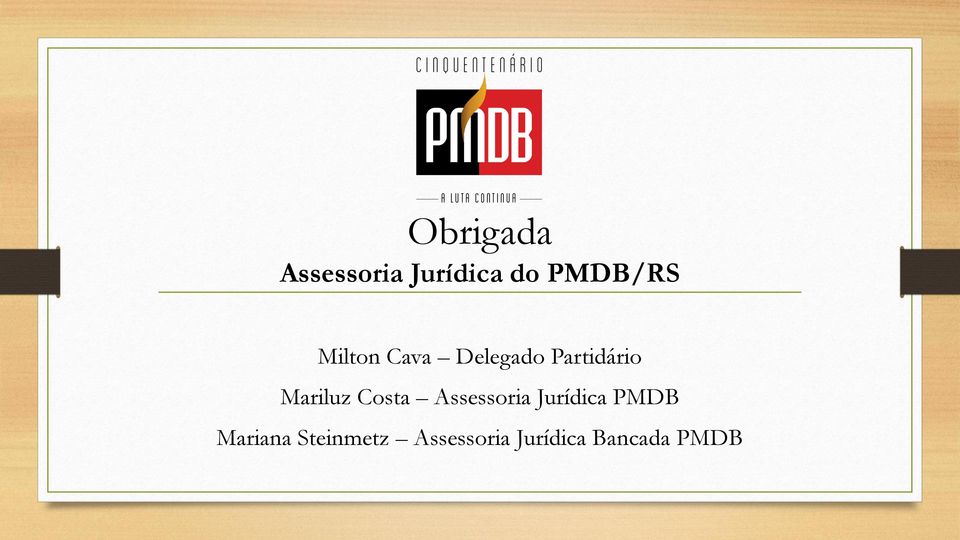 Costa Assessoria Jurídica PMDB Mariana