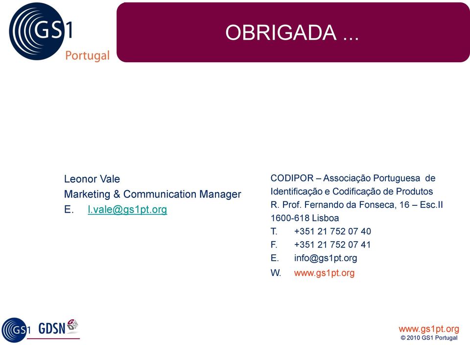 org CODIPOR Associação Portuguesa de Identificação e Codificação de
