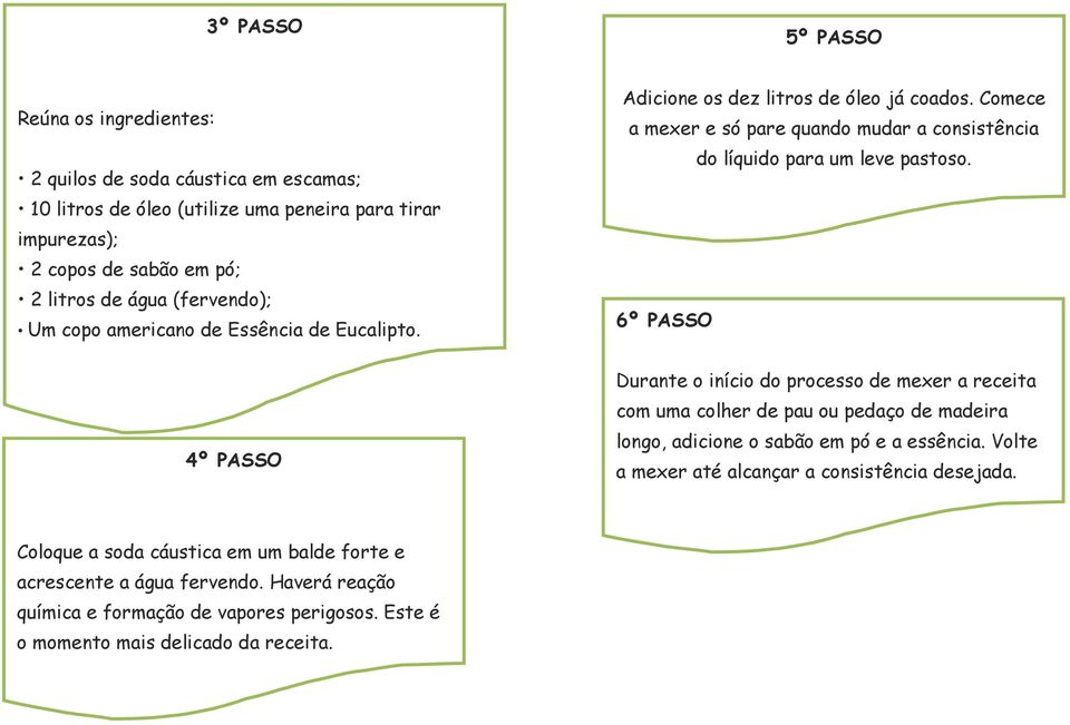 Comece a mexer e só pare quando mudar a consistência do líquido para um leve pastoso.