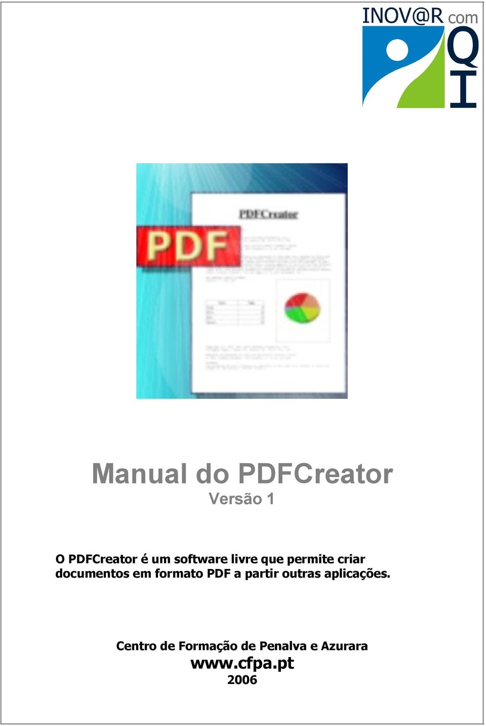 formato PDF a partir outras aplicações.