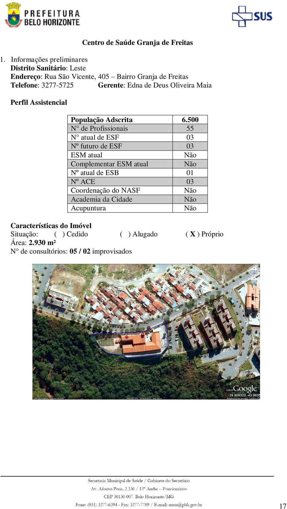 de Deus Oliveira Maia Perfil Assistencial População Adscrita 6.