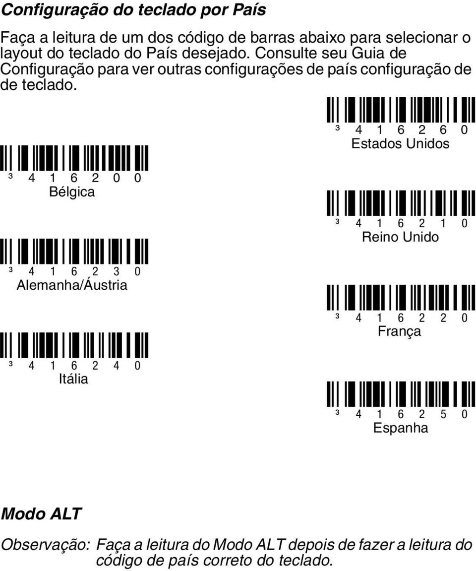 ³ 4 1 6 2 0 0 Bélgica ³ 4 1 6 2 3 0 Alemanha/Áustria ³ 4 1 6 2 4 0 Itália ³ 4 1 6 2 6 0 Estados Unidos ³ 4 1 6 2 1 0 Reino Unido